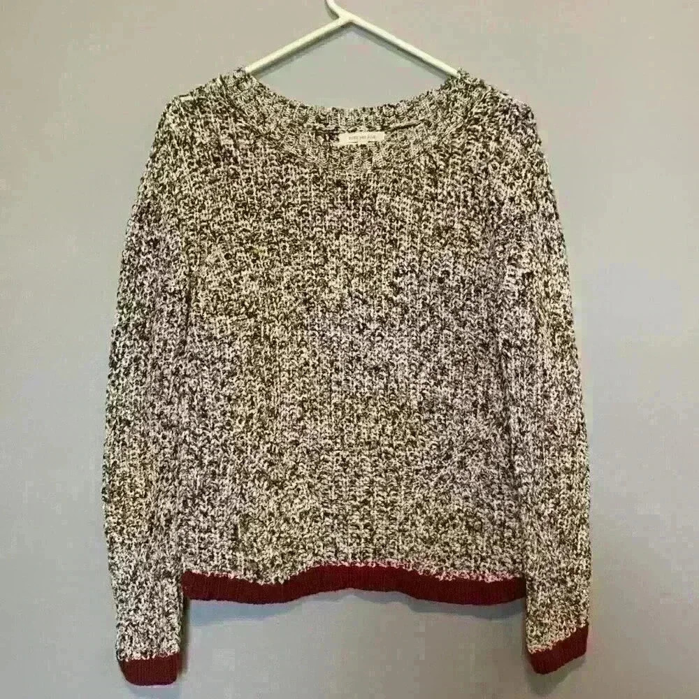 Skies Are Blue Sweater Cotton Stitch Fix Pullover Gracie Space Dyed Womens Small